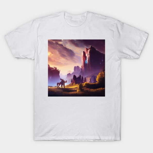 Horizon Zero Dawn 005 T-Shirt by Beastlykitty